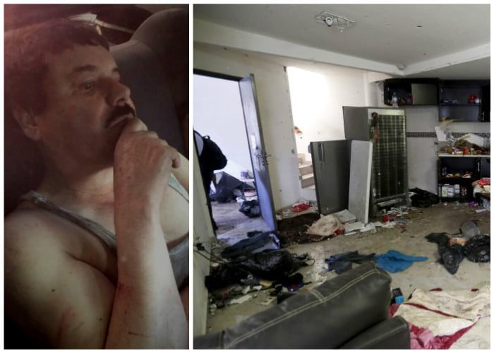 Video: recorrido por la casa en donde se escondía El Chapo Guzmán