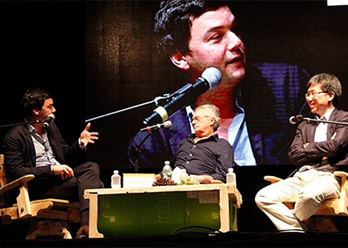 La visita de Thomas Piketty y Ha Joon Chang a Colombia