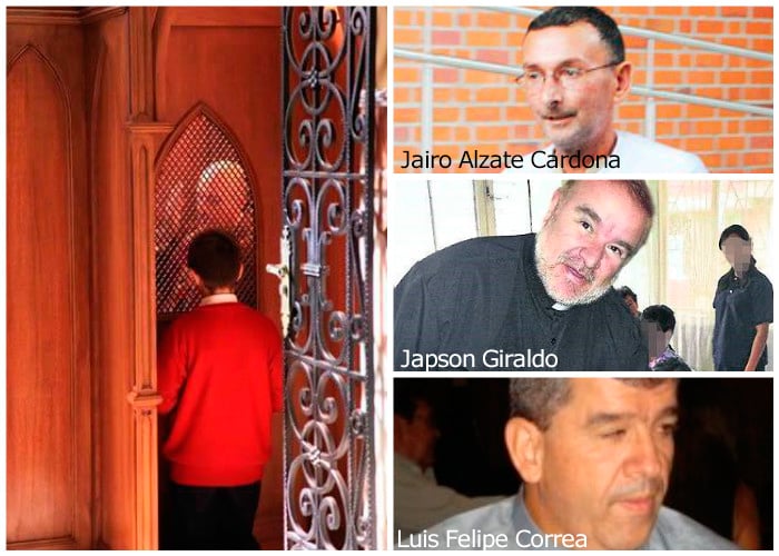 Primeros 18 sacerdotes colombianos acusados de pedofilia