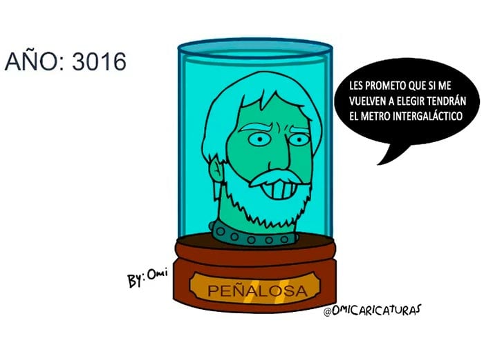Caricatura: Bogotá en el 3016