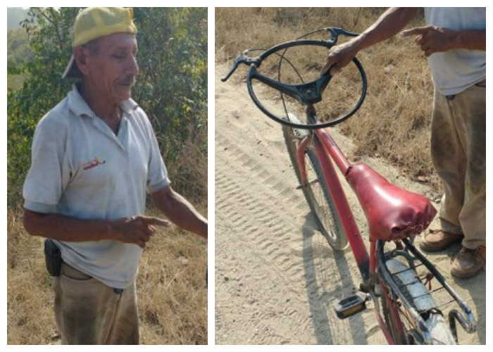 Bicicarro: un extraño vehículo en los Montes de María