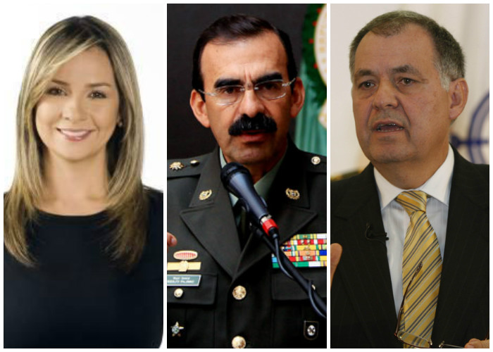 El 'ménage à trois' entre Vicky Dávila, el exgeneral Palomino y el Procurador Ordóñez