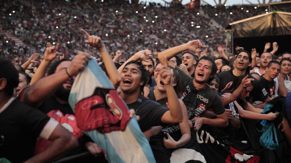 Video: Caos en el concierto de los Rolling Stones en Argentina