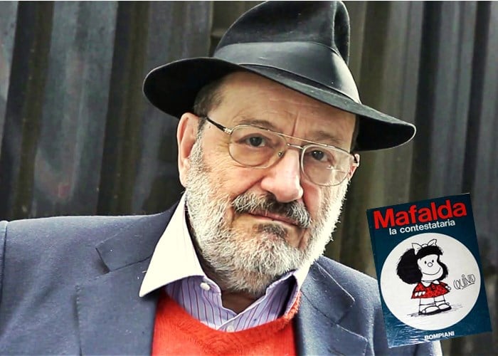 Umberto Eco y Mafalda