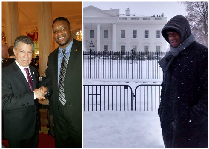 El afro colombiano que a punta de tweets logró que lo invitaran a la Casa Blanca