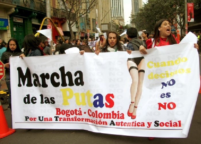 La Marcha de las Putas será el 8 de marzo en Bogotá