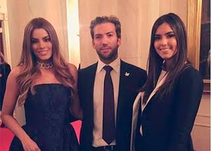 Martín y Esteban Santos, entre reinas en la Casa Blanca