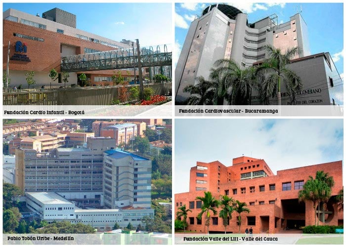 Cuatro hospitales colombianos entre los 10 mejores de América Latina