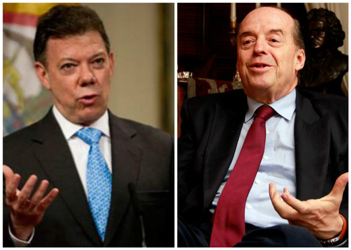 El presidente Santos y Álvaro Leyva en ronda de pedagogía del acuerdo de justicia acordado en La Habana