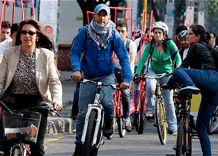 Ciclistas ¡sin control! en Bogotá
