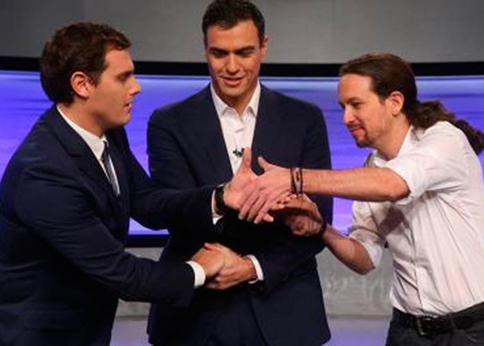 Tres jóvenes  lograron el revolcón exprés de la política española