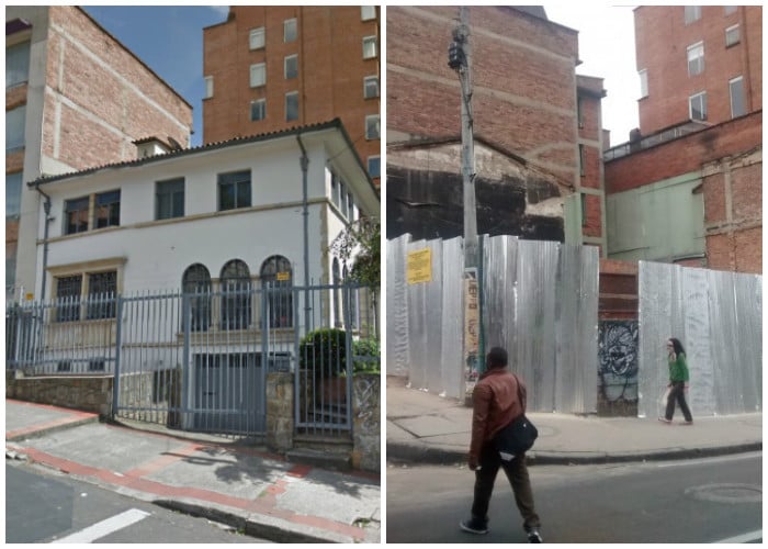Otra casa antigua que desaparece en Bogotá
