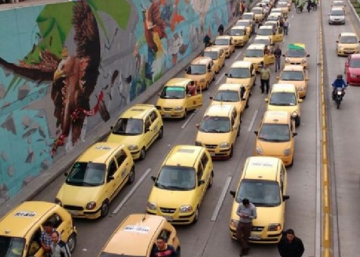 La hipocresía de los taxistas en Bogotá