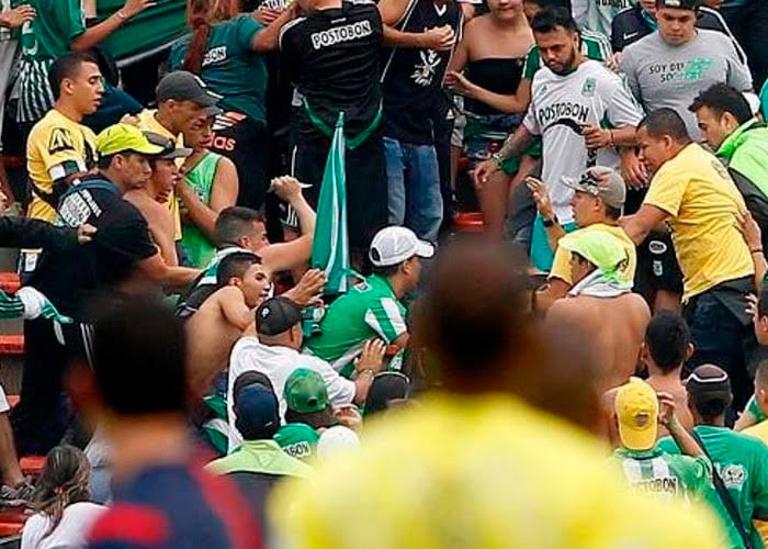 La barra brava del Nacional es una de las más peligrosas de Colombia