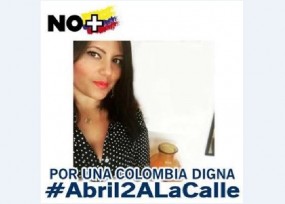 La joven que le organizó la marcha a Uribe en Medellín
