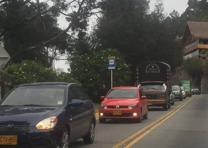 El viacrucis de la vía a La Calera en Bogotá