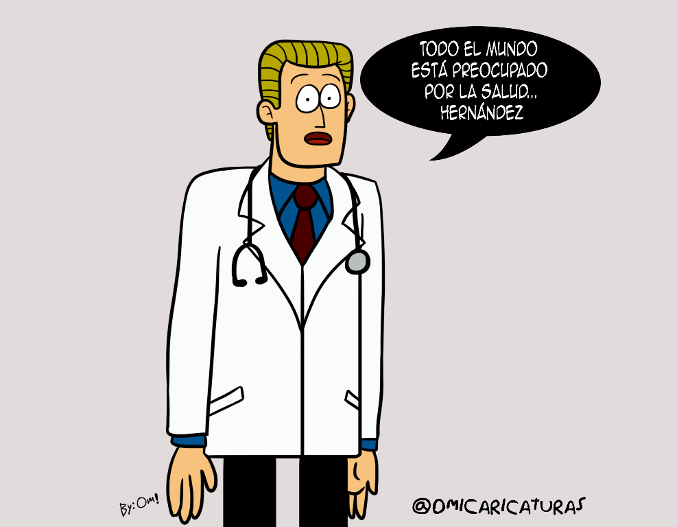 Caricatura: Todos están preocupados por la Salud