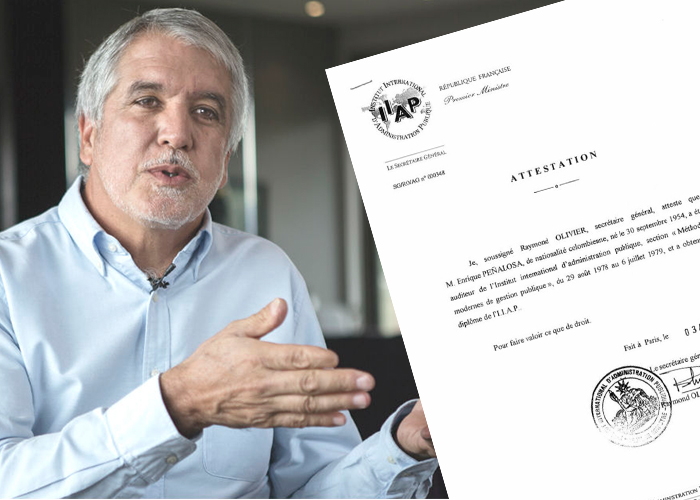 Otro título académico del Alcalde Peñalosa en entredicho