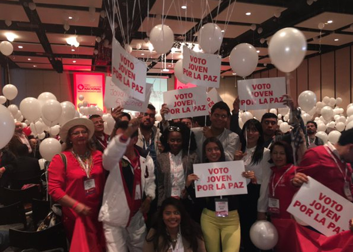Voto joven, una apuesta por la paz