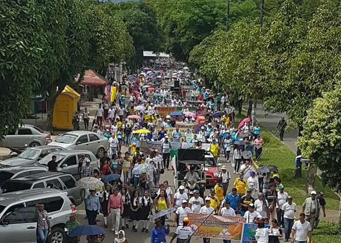 'Agua sí, petróleo no', le dijo el Caquetá al Gobierno Nacional
