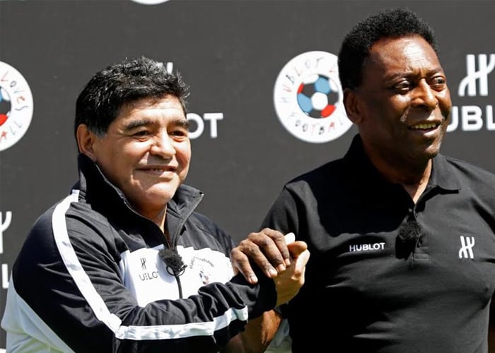 Maradona y Pelé firman la paz