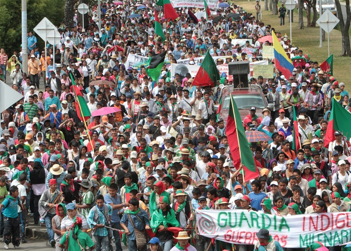 Así transcurre la Minga en el Cauca