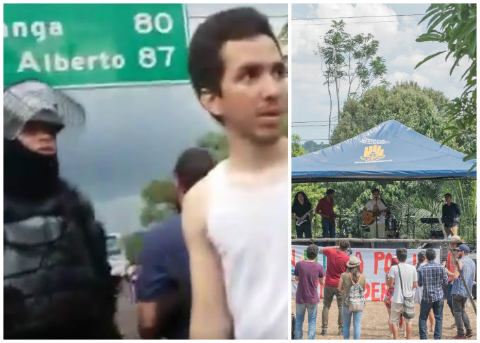 Video: El festival de rock que apoyaba el paro campesino terminó en una pesadilla