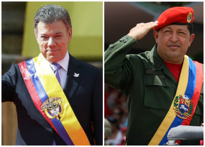 Quién lo creyera: Santos igualitico a Chávez