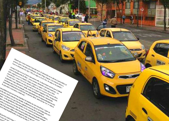'La culpa la tienen los taxistas, no Uber'