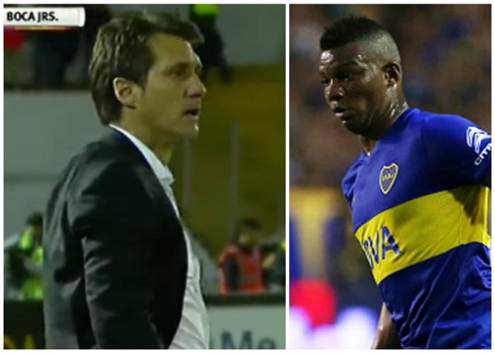 El madrazo del técnico de Boca a Frank Fabra