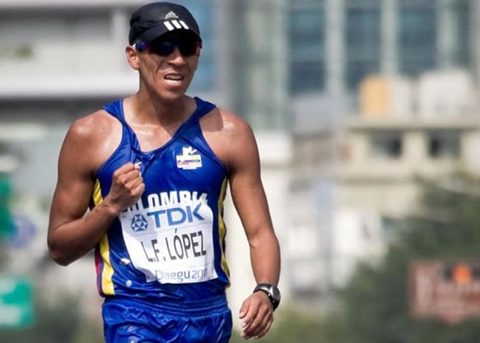 El primer colombiano campeón en un Mundial de atletismo