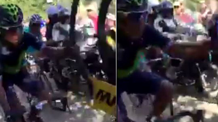 Video: Nairo hizo trampa y lo podrían expulsar del Tour