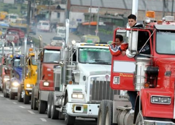 ¡Arriba el paro camionero!