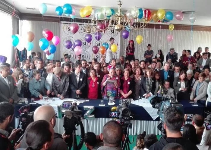 La otra campaña por el 'Sí' en el Plebiscito