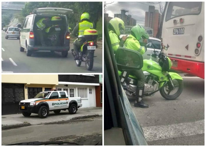 10 fotos que muestran lo atarbanes que son algunos Policías manejando