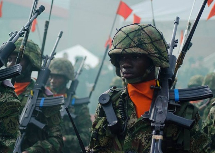 El último desfile militar en Putumayo bajo la lupa de la guerra