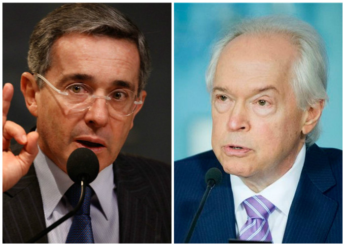 Uribe a la carga desde España contra el enviado de Obama para la paz