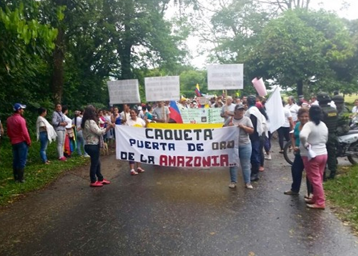 ¡NO a la explotación de petroleo en el Caquetá!