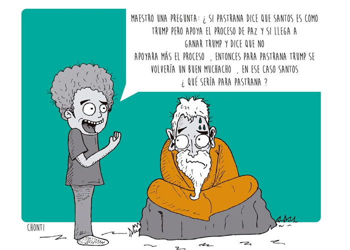 Caricatura: Pastrana y la política colombiana