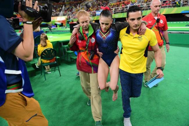 En video: La gimnasta Catalina Escobar y su lesión en los Olímpicos de Río