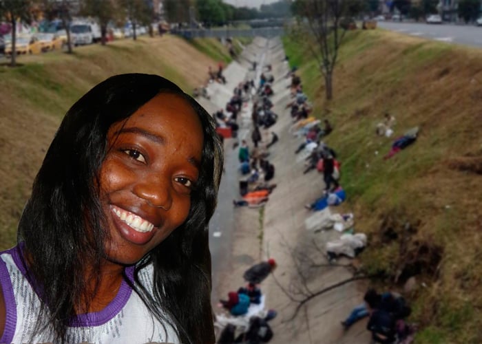 Heidy, la maestra haitiana que deambuló con los indigentes de Bogotá
