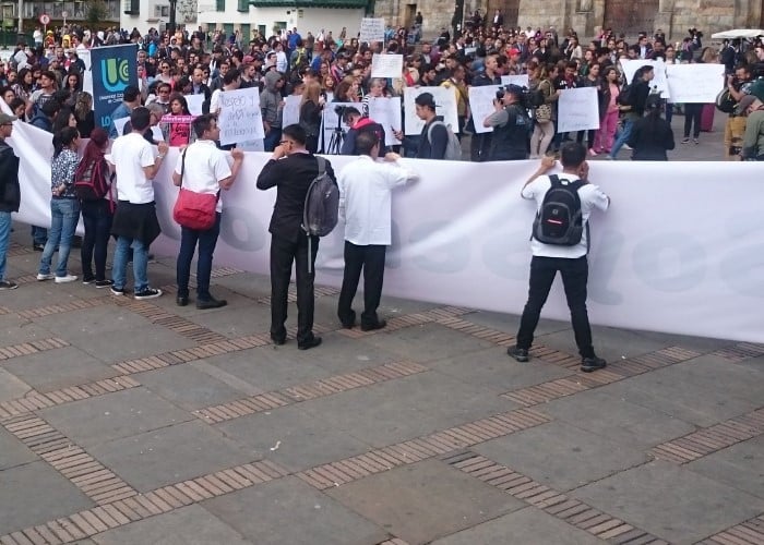El fracaso del plantón gay en Bogotá