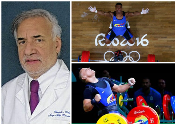 El médico que potenció a los pesistas colombianos