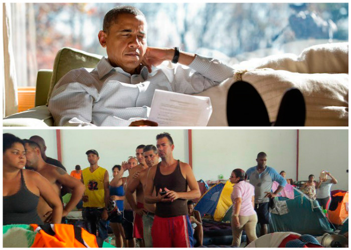 Los cubanos varados en Turbo le suplican ayuda a Obama