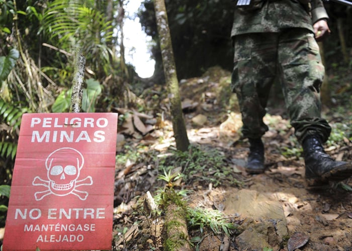 Minas antipersona en Colombia: más de 7.000 afectados
