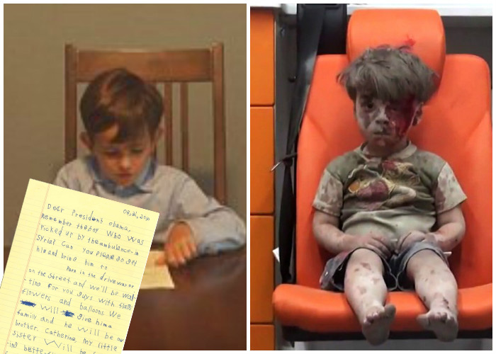 Alex, el niño que le suplicó a Obama salvar al bebé Sirio