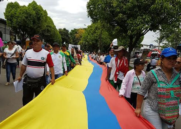 En manifestaciones simultáneas el Caquetá le dijo NO a las petroleras