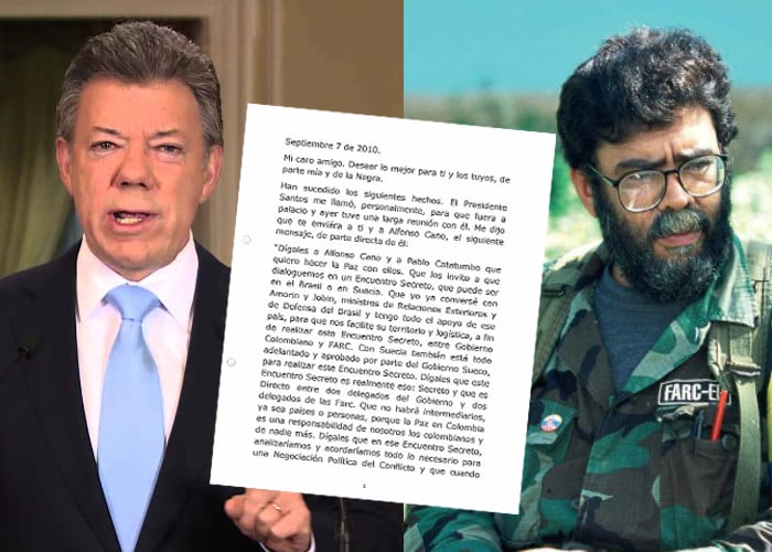 “Dígale a Cano y Catatumbo que quiero hacer la paz con ellos”: el mensaje de Santos que abrió el camino hace 6 años