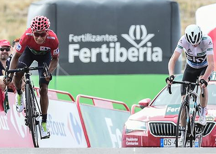 La grosería de Nairo con Froome