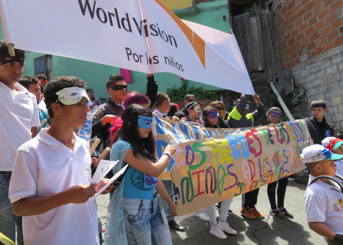 Los niños de la Comuna 1 de Medellín le dicen Sí a la paz
